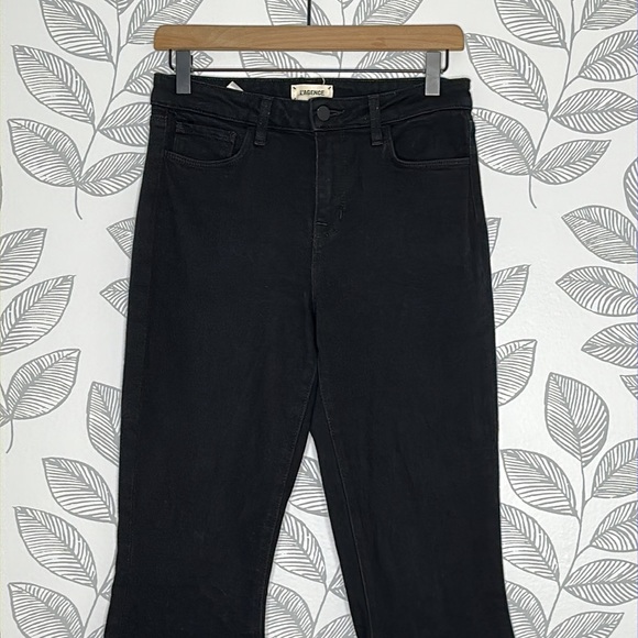 L'agence Black Wide Leg Flare Jeans Bell Bottom Size 26 - Picture 2 of 7